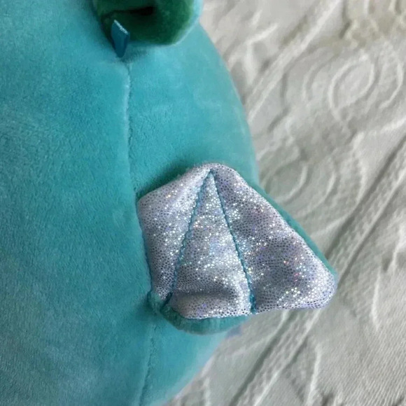 Squishmallows Avrill The Dragon 8” Kellytoy Blue Green Stuffed Animal Plush Soft - Picture 9 of 12